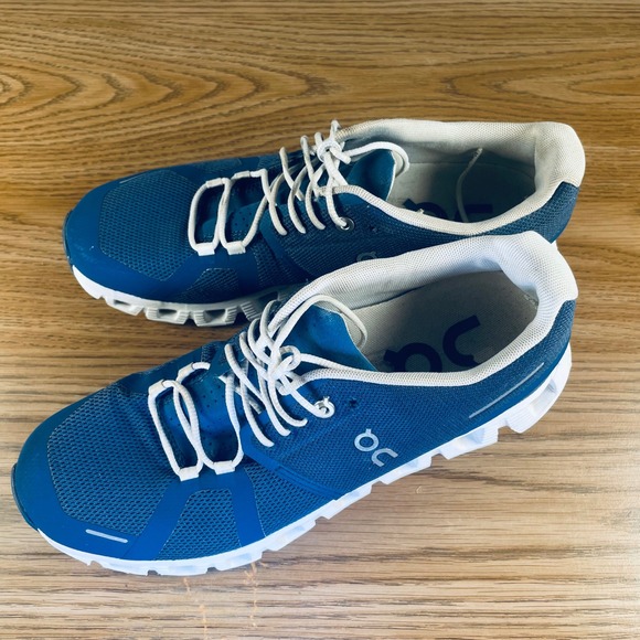 On Running Cloud Waterproof Running Shoes Women's Size 9.5 Blue - Picture 1 of 10